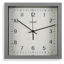 Charger l&#39;image dans la galerie, Horloge Murale Plastique (6 x 23 x 23 cm) Gris