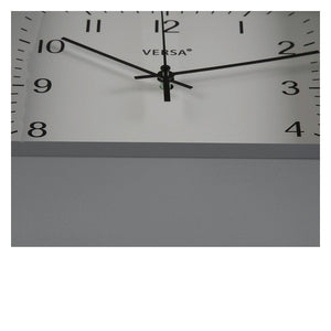 Horloge Murale Plastique (6 x 23 x 23 cm) Gris