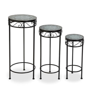 Sous-pot Gris Métal (30 x 69 cm) (3 pcs)