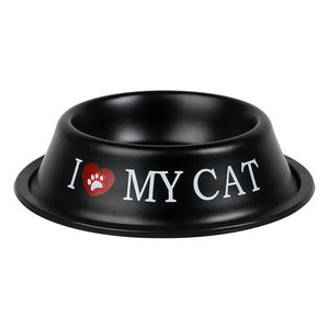Mangeoir pour animaux I Love My Cat 116045 (Ø 15 cm)