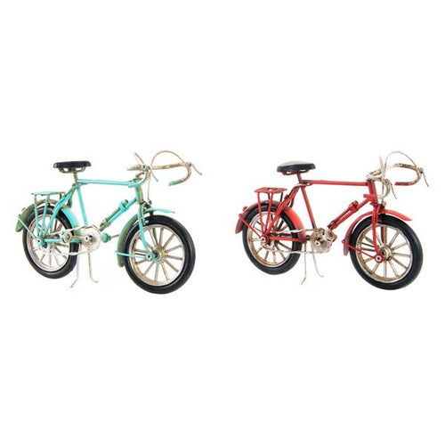 Véhicule DKD Home Decor Décoration Vintage Bicyclette (2 pcs) (16 x 6 x 10 cm)