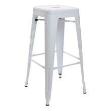 Charger l&#39;image dans la galerie, Tabouret DKD Home Decor Blanc Métal (43 x 43 x 76 cm)