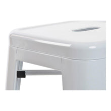 Charger l&#39;image dans la galerie, Tabouret DKD Home Decor Blanc Métal (43 x 43 x 76 cm)