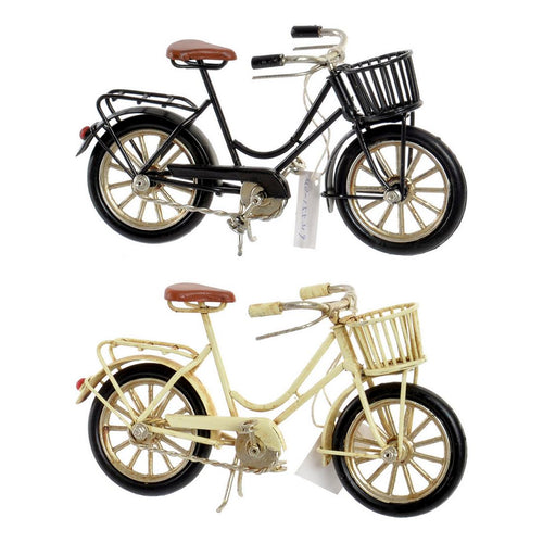 Véhicule DKD Home Decor Décoratif Métal Bicyclette (2 pcs) (16 x 5.5 x 8.5 cm)