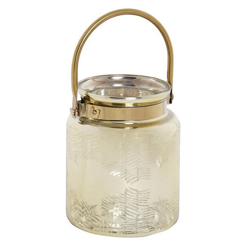 Candélabre circulaire avec support Dekodonia Métal Verre