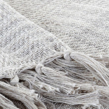 Charger l&#39;image dans la galerie, Couverture Dekodonia Beige Frange Coton (130 x 170 cm)