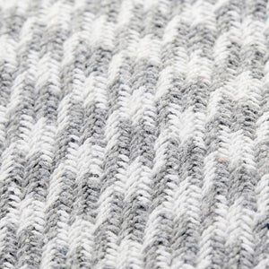 Couverture Dekodonia Gris Pied de coq Coton (130 x 170 cm)
