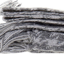 Charger l&#39;image dans la galerie, Couverture Dekodonia Gris Pied de coq Coton (130 x 170 cm)