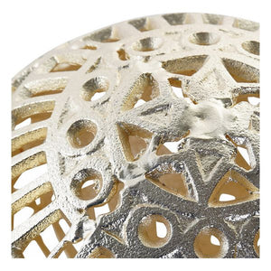 Boule Décorative DKD Home Decor Aluminium Géométrique (17 x 17 x 17 cm)