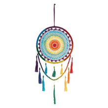 Charger l&#39;image dans la galerie, Attrape-rêves DKD Home Decor Multicouleur Coton Bois (32 x 85 cm)