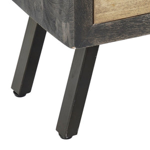 Caisson à Tiroirs DKD Home Decor Noir Bois de manguier (45 x 42 x 126 cm)