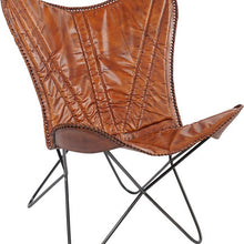 Charger l&#39;image dans la galerie, Chaise de Salle à Manger DKD Home Decor Cuir Métal (72 x 76 x 91 cm)