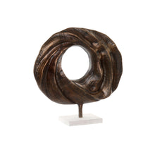 Charger l&#39;image dans la galerie, Figurine Décorative DKD Home Decor Aluminium Marbre Cercles Finition vieillie (38 x 10.5 x 38 cm)