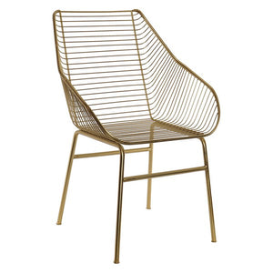 Chaise de Salle à Manger DKD Home Decor Métal (61 x 56 x 91 cm)