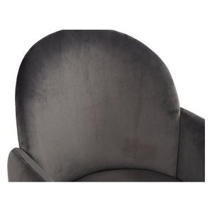 Fauteuil DKD Home Decor Gris Polyester Métal Polyester (73 x 63 x 82 cm)