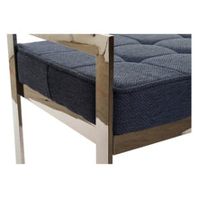 Charger l&#39;image dans la galerie, Coffre de Rangement DKD Home Decor Bleu Polyester Acier (97 x 46 x 57 cm)