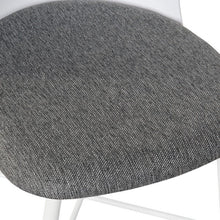 Charger l&#39;image dans la galerie, Chaise de Salle à Manger DKD Home Decor Blanc Polyester Métal polypropylène (45 x 49 x 82 cm)