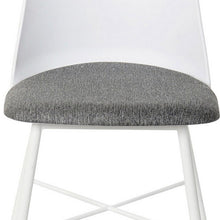 Charger l&#39;image dans la galerie, Chaise de Salle à Manger DKD Home Decor Blanc Polyester Métal polypropylène (45 x 49 x 82 cm)