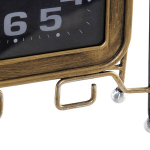 Horloge de table DKD Home Decor Bois MDF Balancelle (21 x 7 x 26 cm)
