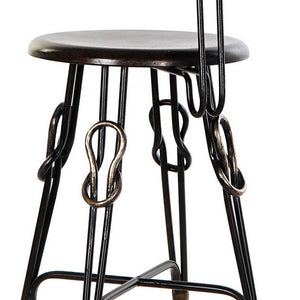 Tabouret DKD Home Decor Métal (45 x 35 x 89 cm)