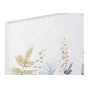 Cadre DKD Home Decor Floral Shabby Chic 90 x 3.8 x 90 cm (2 pcs)