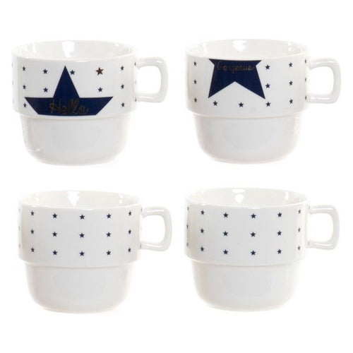 Ensemble de tasses à café Dekodonia Étoile (200 ml) (4 pcs)