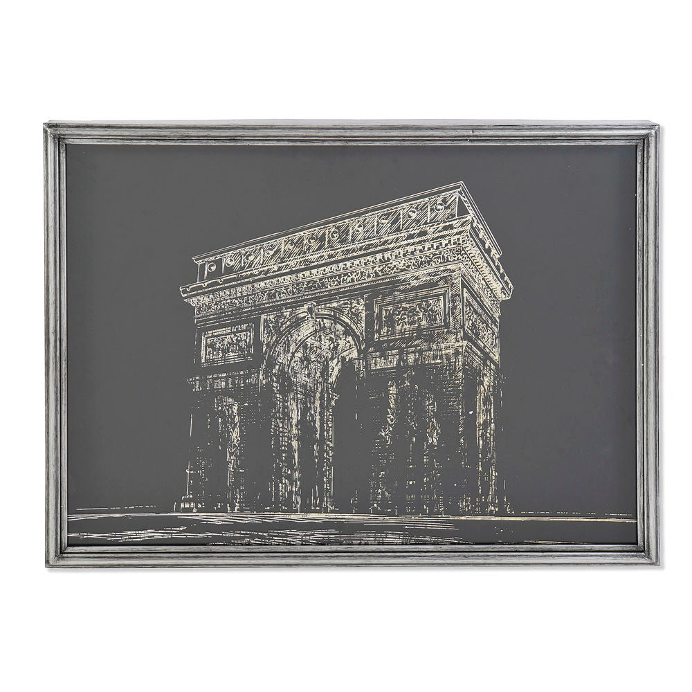 Cadre DKD Home Decor Métal Verre Paris (81 x 6 x 61 cm)