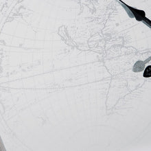 Charger l&#39;image dans la galerie, Horloge Murale DKD Home Decor Mappemonde Métal Miroir (60 x 4 x 60 cm)