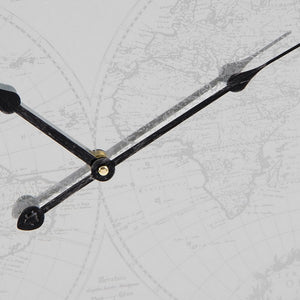 Horloge Murale DKD Home Decor Mappemonde Métal Miroir (60 x 4 x 60 cm)