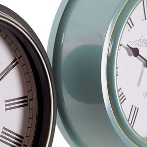 Horloge Murale DKD Home Decor PVC Verre (2 pcs)