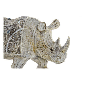 Figurine Décorative Dekodonia Résine Rhinocéros (30 x 9 x 15 cm)