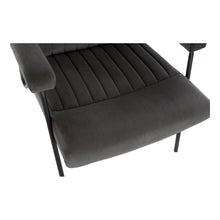 Charger l&#39;image dans la galerie, Fauteuil DKD Home Decor Noir Gris Métal (67 x 70 x 90 cm)