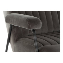 Charger l&#39;image dans la galerie, Fauteuil DKD Home Decor Noir Gris Métal (67 x 70 x 90 cm)