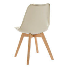 Charger l&#39;image dans la galerie, Chaise DKD Home Decor Beige Polypropylène (PP) Bois de hêtre (48 x 54 x 82 cm)