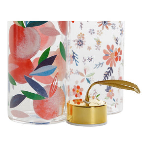 Gourde DKD Home Decor Pêche Verre Borosilicaté (550 ml) (2 pcs)