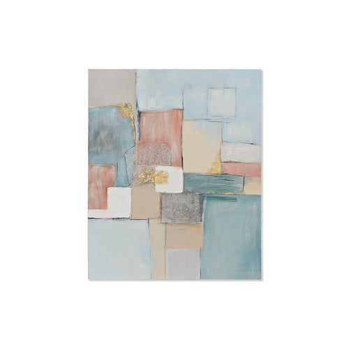 Cadre DKD Home Decor Toile Abstrait (80 x 4 x 100 cm)