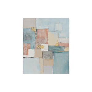 Cadre DKD Home Decor Toile Abstrait (80 x 4 x 100 cm)