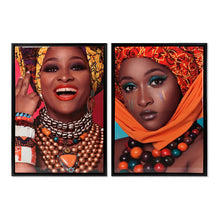 Charger l&#39;image dans la galerie, Cadre DKD Home Decor African Smile (65 x 3.5 x 95 cm)