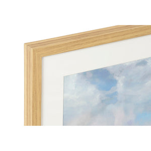 Cadre DKD Home Decor Verre Toile Plage (2 pcs) (43 x 3 x 53 cm)