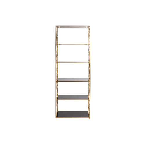 Étagère DKD Home Decor Métal Verre Doré (60 x 29.5 x 170 cm)