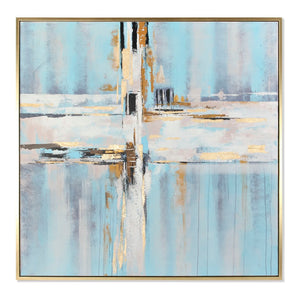 Cadre DKD Home Decor Lake (131 x 4 x 131 cm)