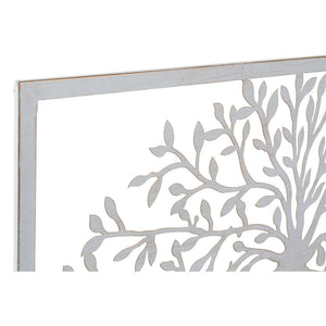 Décoration murale DKD Home Decor Métal Arbre (2 pcs) (84.5 x 1 x 49 cm)