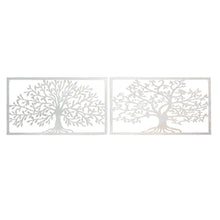 Charger l&#39;image dans la galerie, Décoration murale DKD Home Decor Métal Arbre (2 pcs) (84.5 x 1 x 49 cm)