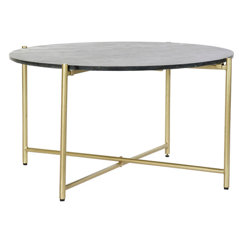 Table de Salle à Manger DKD Home Decor Marbre Fer (81 x 81 x 44 cm)