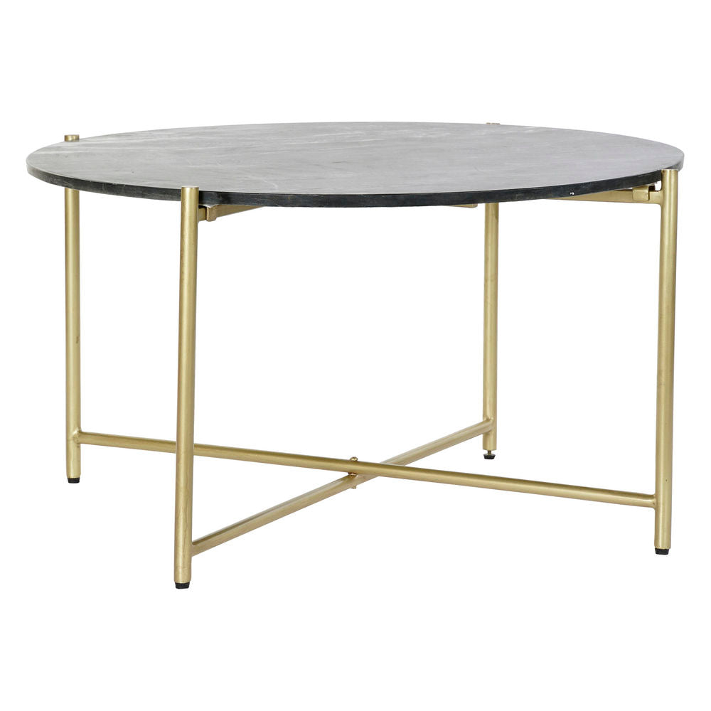 Table de Salle à Manger DKD Home Decor Marbre Fer (81 x 81 x 44 cm)