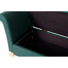 Charger l&#39;image dans la galerie, Coffre de Rangement DKD Home Decor Vert Polyester Bois (130 x 44 x 69 cm)