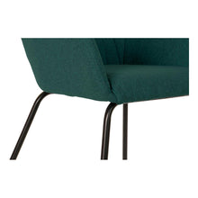 Charger l&#39;image dans la galerie, Chaise DKD Home Decor Vert Polyester Métal (59.5 x 60.5 x 78 cm)