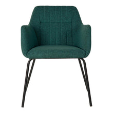 Charger l&#39;image dans la galerie, Chaise DKD Home Decor Vert Polyester Métal (59.5 x 60.5 x 78 cm)