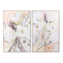 Charger l&#39;image dans la galerie, Cadre DKD Home Decor Toile Abstrait Fleurs (83 x 4.5 x 123 cm) (2 pcs)