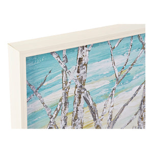 Cadre DKD Home Decor Toile Arbres (2 pcs) (54 x 3 x 103.5 cm)